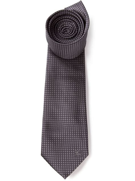 gray burberry tie|burberry classic tie.